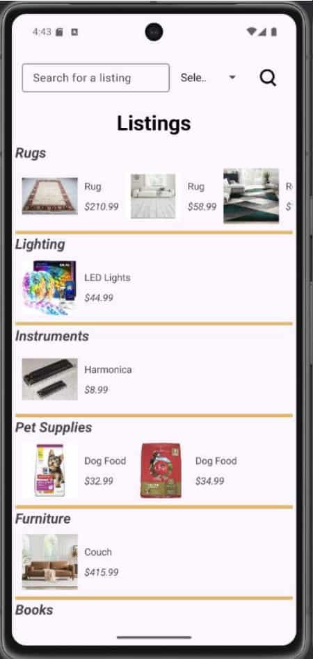 Product Listings