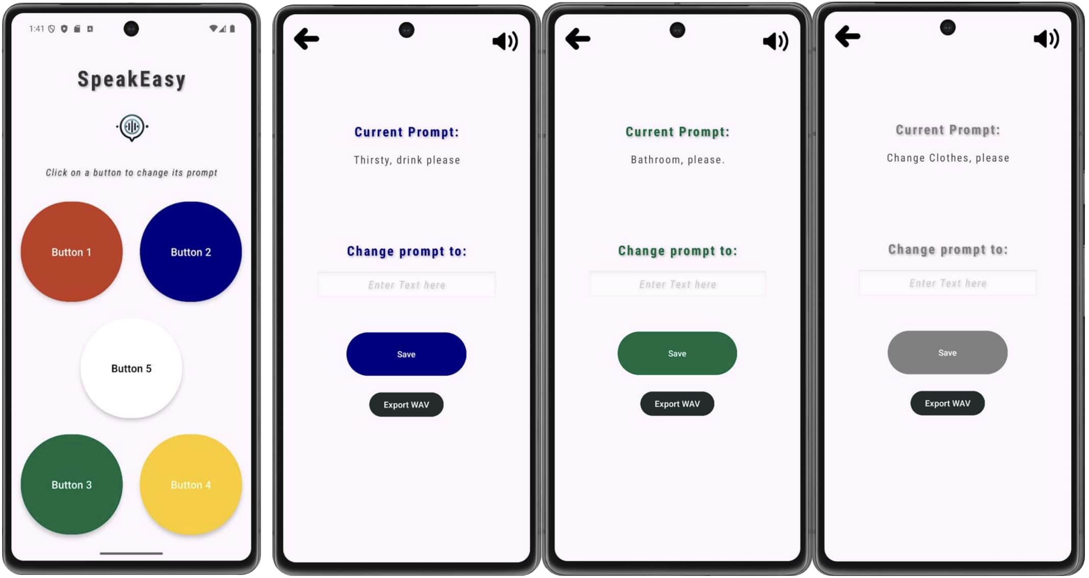 SpeakEasy Android app
